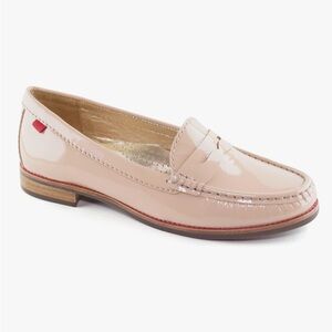 Marc Joseph East Village Penny Loafers - Nude Patent 9.5